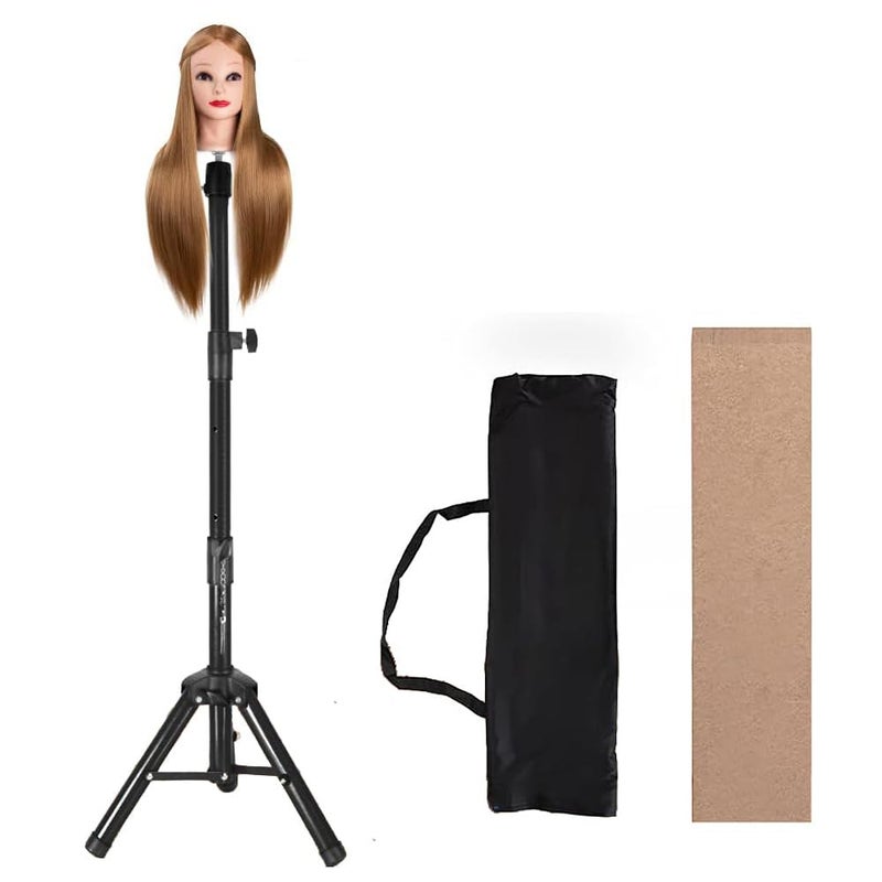 AliLeader 55 Inch Tripod Mannequin Head Stand: Heavy Duty with Head Wig Head - Image 1